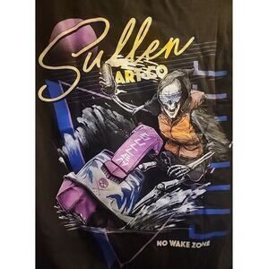Sullen No Wake Zone Graphic Tattoo Tshirt Mens Small NWT A120 Excellent